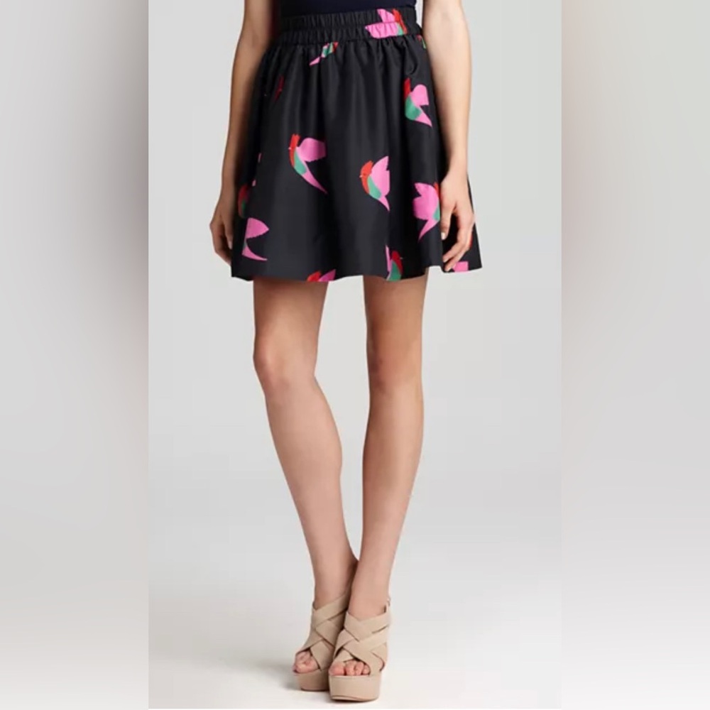 Night Bird Taffeta Skirt